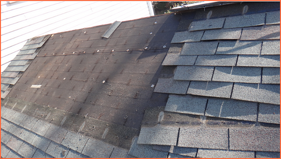 Roofing felt can now be examined Roofing felt can now be examined