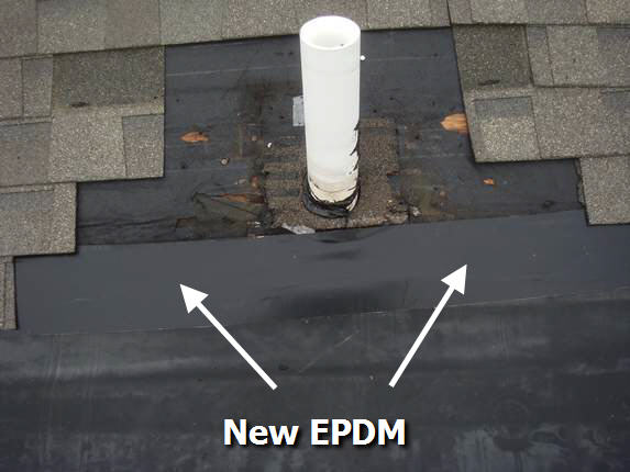 New EPDM installed