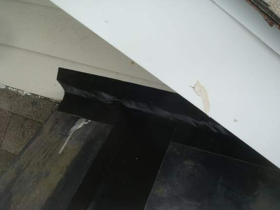 Wall flashing and joint seal