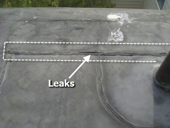 Seam leaks from improper joint sealing