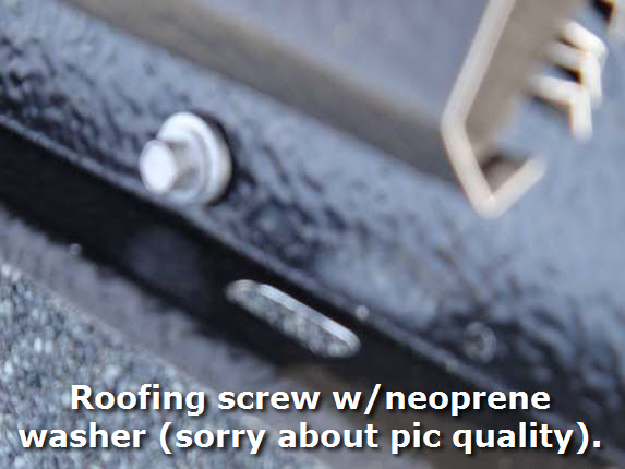 Roofing type screws