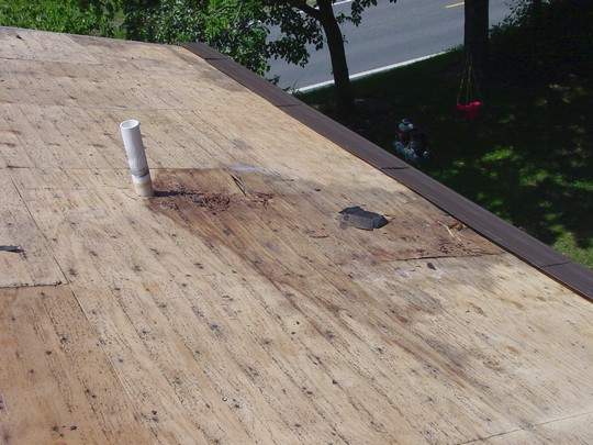 Bad roof plywood Bad roof plywood