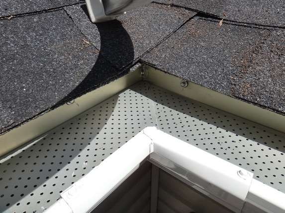 gutter guard corner miter