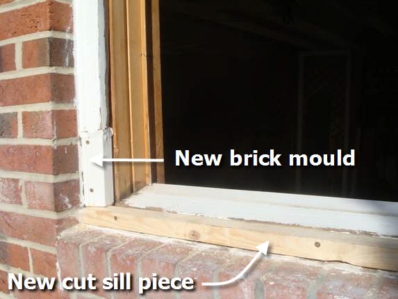Brick Mold Installation On Replacement Window