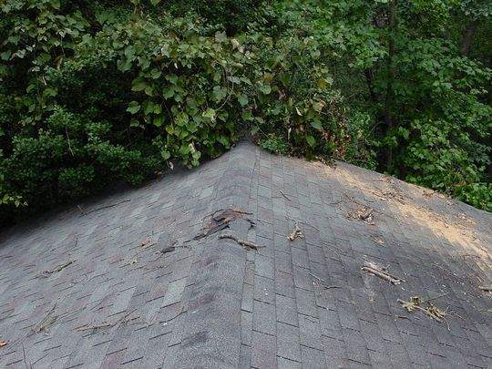 Roof damage Roof damage