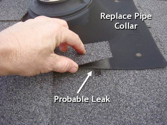 Replace pipe collar