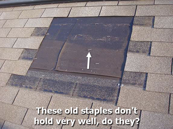 Replace missing shingles