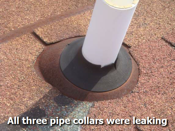 Leaky pipe collar