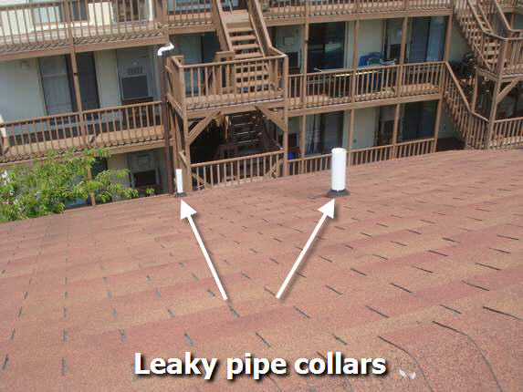 Leaky pipe collars