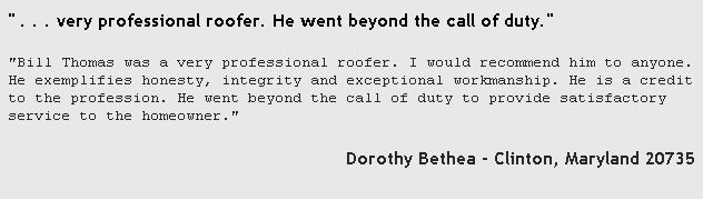 Clinton Md Roof Repair