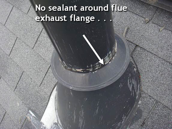 Roof flange sealant