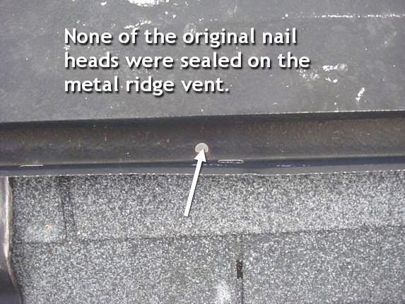 Renail ridge vent