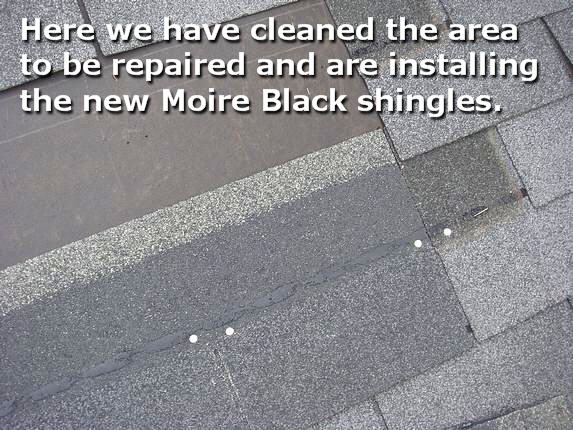 New Moire Black shingles