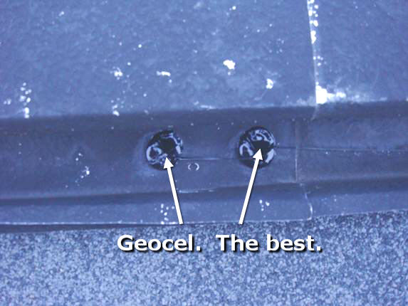 Geocel leak prevention