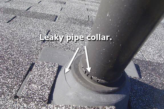 Leaky pipe collar