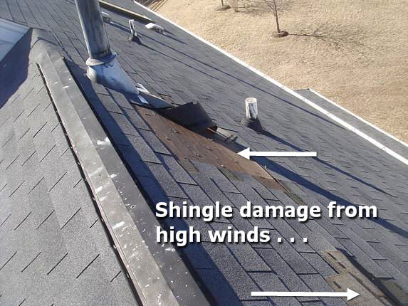 Shingle Damage Photo