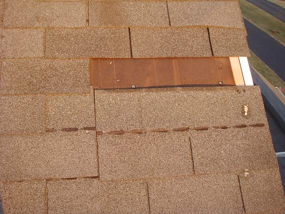 shingles nailed wrong