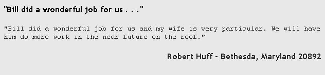 Bethesda Md Roof Contractor