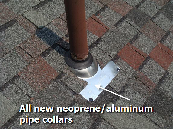 New aluminum pipe collar