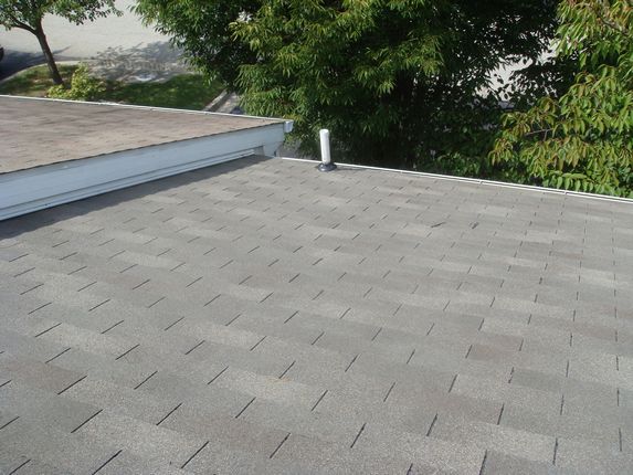 Chalk lines keep the roofing straight