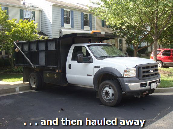 Roofing Dump Truck