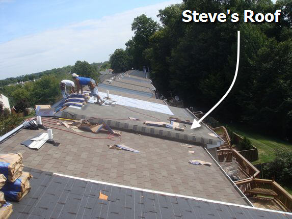 Townhouse roof Laurel Md