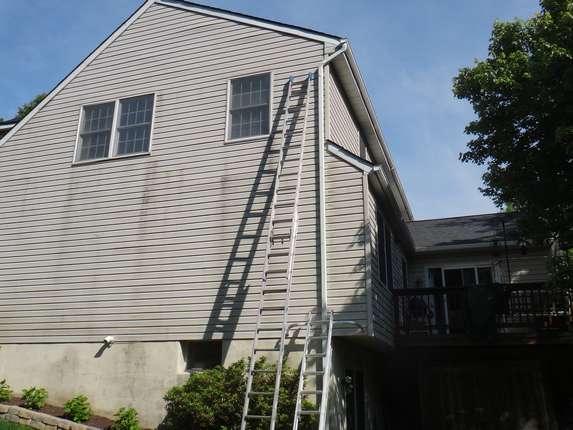 2" x 3" aluminum downspout