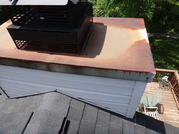 prefab chimney flashing
