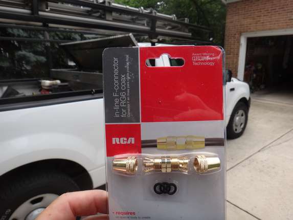 new coax cable connector